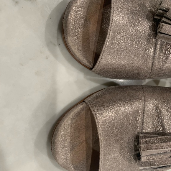 Pewter heeled mules by Karl Lagerfeld - Picture 6 of 10